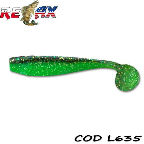 Relax Lures King Shad 12.5cm Laminat 5buc Culoare L635