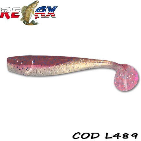 Relax Lures King Shad 12.5cm Laminat 5buc Culoare L489