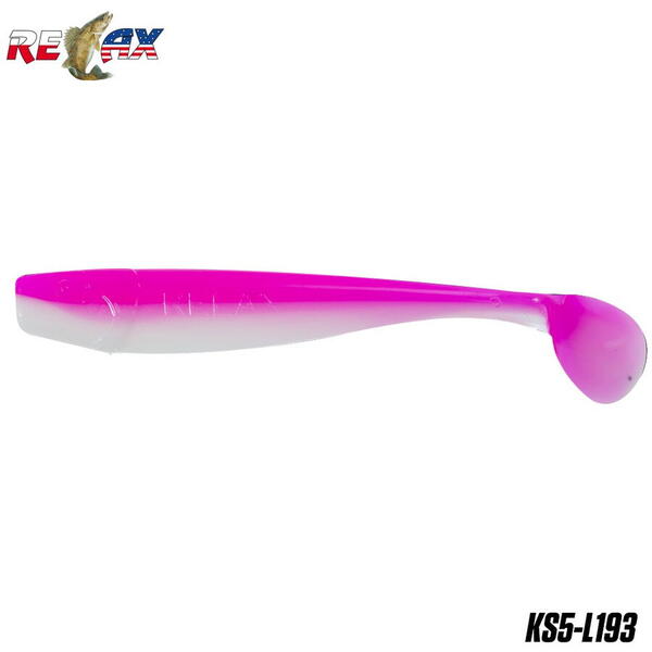 Relax Lures King Shad 12.5cm Laminat 5buc Culoare L193