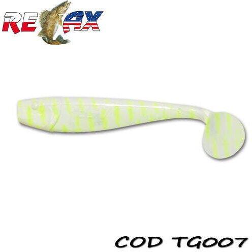 Relax Lures King Shad 10cm Tiger 10buc. Culoare TG007