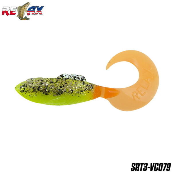 Relax Lures Super Fish 7.5cm Twister Tail 3x3 10buc Culoare VC079