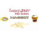 Lucky John Pro Series Maggot 1.2 CM Culoare - White (Glow), Numar - 30 buc/borcan