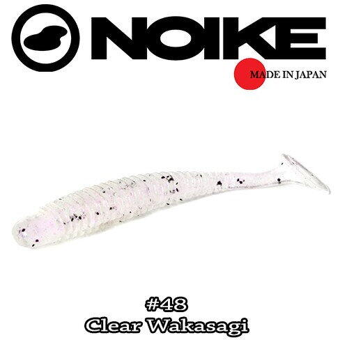 Noike Wobble Shad Ninja 10.2CM (6buc/plic) 48-Clear Wakasagi