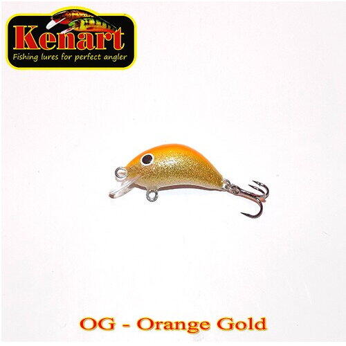 Vobler Kenart Hunter Sinking 2cm 2g Orange Gold