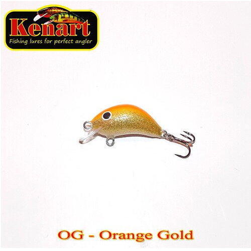 Vobler Kenart Hunter Floating 2cm 1.5g Orange Gold