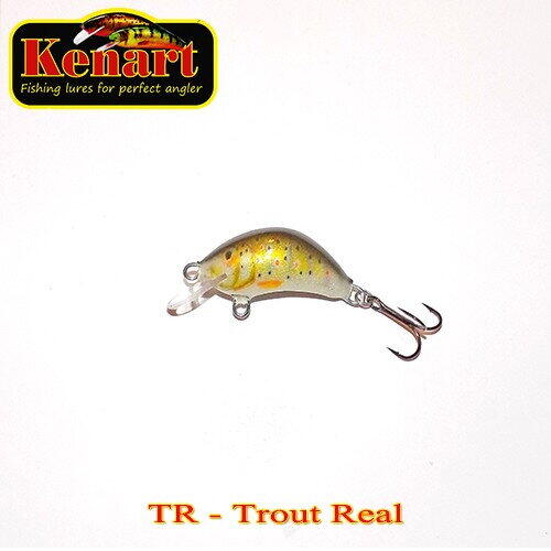 Vobler Kenart Hunter Floating 2cm 1.5g Trout Real