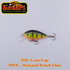 Vobler Kenart Pill Sinking 3cm 4g Natrual Perch Fluo