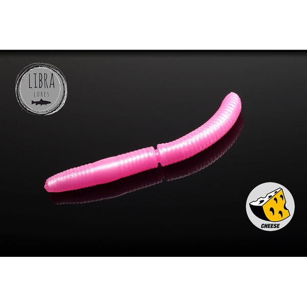 Libra Lures Fatty D'Worm 6.5cm Culoare 018 Pink Pearl