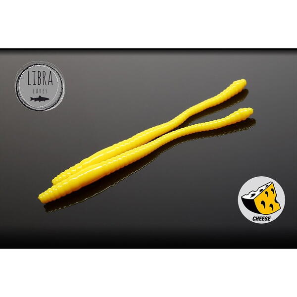 Libra Lures Dying Worm 7cm Culoare 007 Yellow