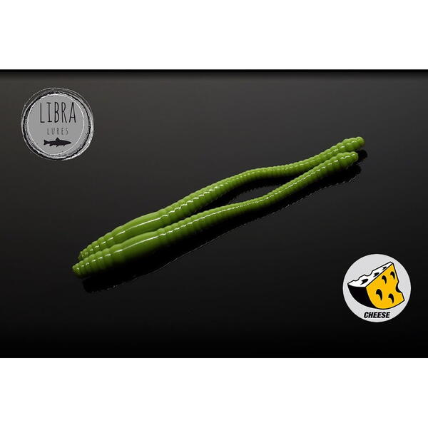 Libra Lures Dying Worm 8cm Culoare 031 Olive
