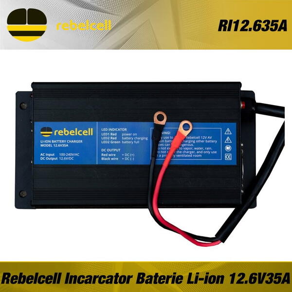 Incarcator baterie Li-ion Rebelcell 12V (12.6V 35A)