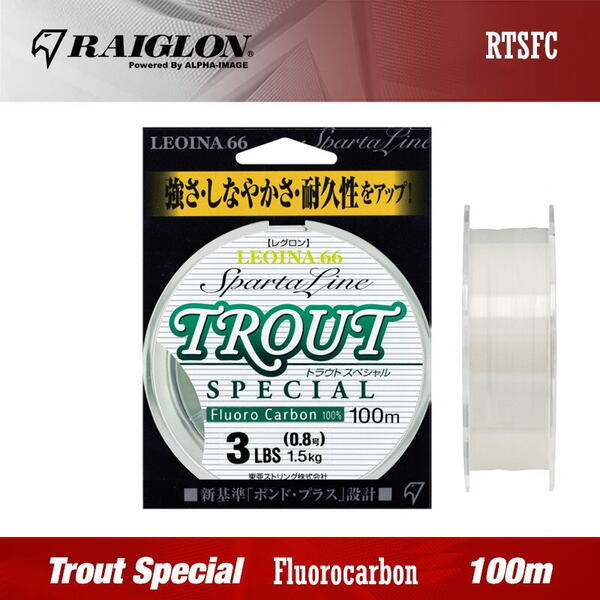 Fir Raiglon Trout Special Fluorocarbon 100M 0.165mm