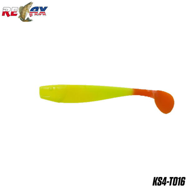 Relax Lures King Shad 10cm Tail Blister *4 Culoare T016