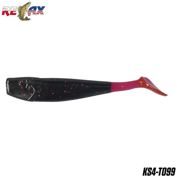 Relax Lures King Shad 10cm Tail Blister *4 Culoare T099