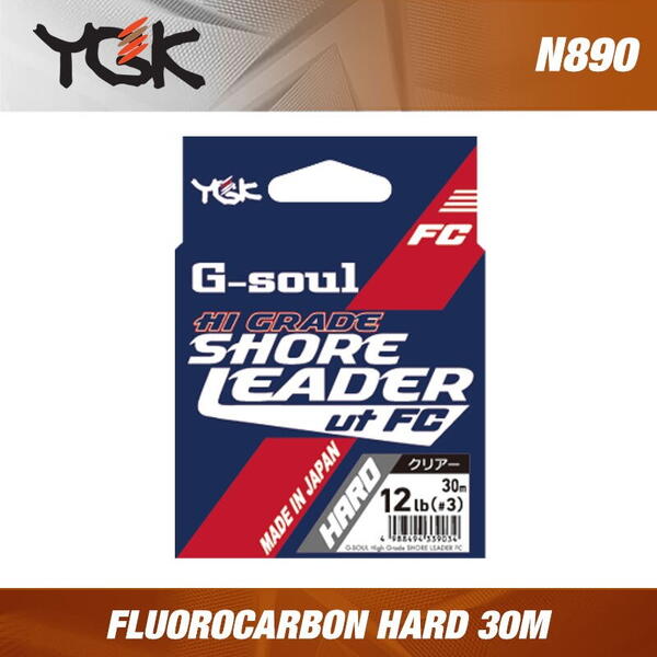 Fir YGK G-Soul High Grade Shore Leader FC Hard/Soft 30M 0.370mm