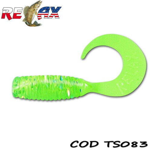 Relax Lures Twister 4cm Standard Blister *8 Culoare TS083