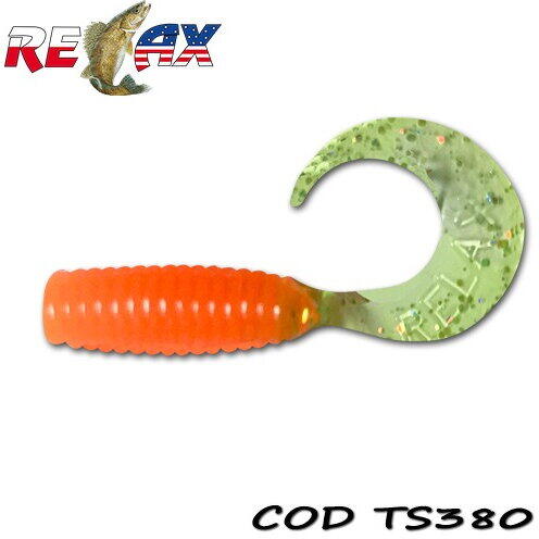 Relax Lures Twister 4cm Standard Blister *8 Culoare TS380