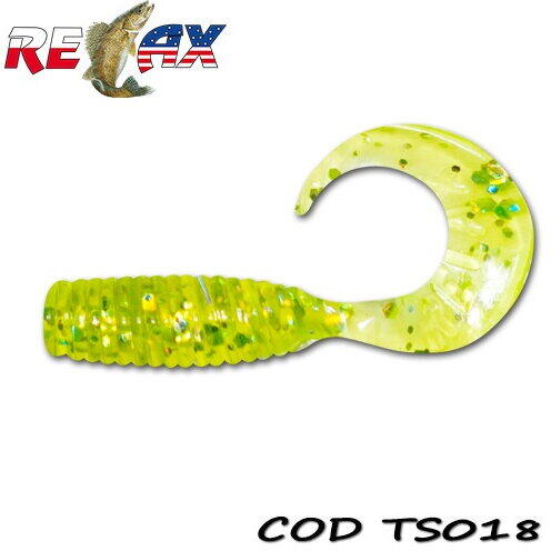 Relax Lures Twister 4cm Standard Blister *8 Culoare TS018