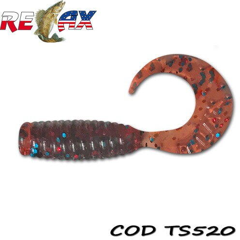 Relax Lures Twister 3cm Standard Blister *8 Culoare TS520