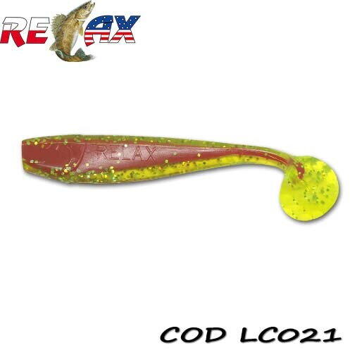 Relax Lures King Shad Laminat Core 10cm Blister 4buc Culoare LC021