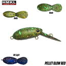 Vobler Hmkl Inch Crank DR Custom Painted 2.5Cm 2G Pellet Glow Red