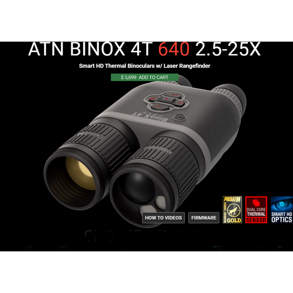 Binoclu Termoviziune ATN Binox 4T LRF 640x480 50mm