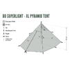 Cort DD Hammocks 2 pers SuperLight Pyramid Tent XL