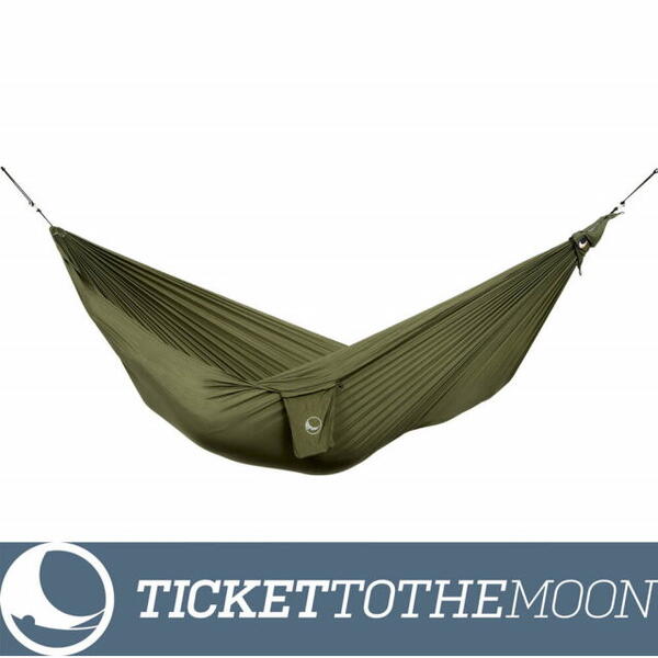 Hamac Ticket to the Moon Compact Army Green - 320 × 155Cm