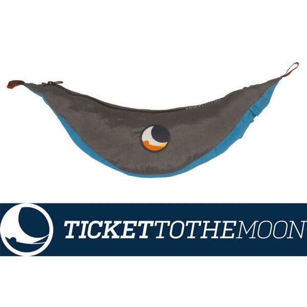 Hamac Ticket to the Moon King Size Aqua Dark Grey - 320 × 230 Cm