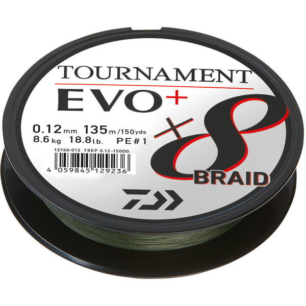 Fir Daiwa Tournament 8X Braid Evo+ 0.26mm 19.8KG 135m