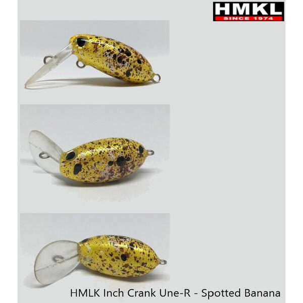 Vobler Hmkl Inch Crank Une-R SSS 2.5cm 1.8g Spotted Banana