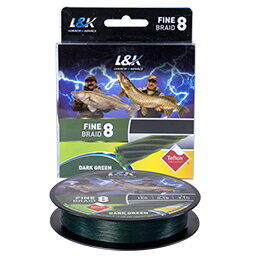 Fir L&K Fine Braid 8 0.06mm 150m 4kg Dark Green