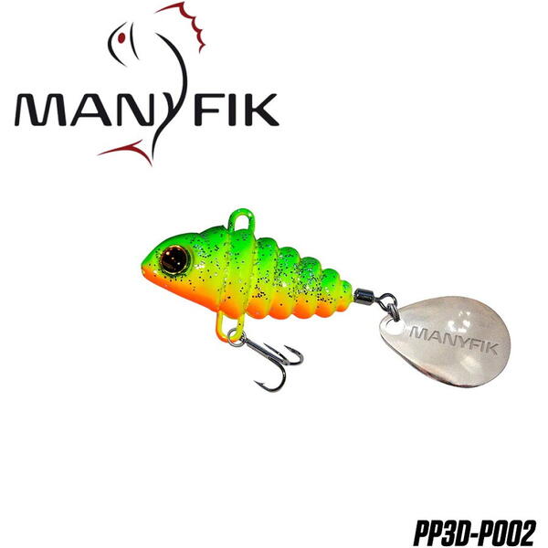 Spinnertail Manyfik PePe 3D 5g 1.9cm 002