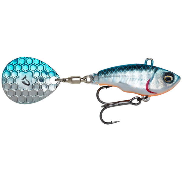 Savage Gear Fat Tail Spin NL 5.5cm 6.5g Sinking Blue Silver