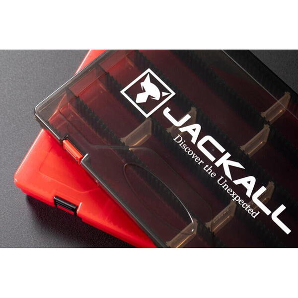 Jackall 2800D Tackle M Clear Black 27.5x18.5x3.9cm