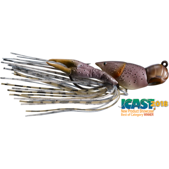 Vobler Live Target Hollow Crawfish Jig 4cm 11g 725 Grey/Brown