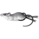 Vobler Live Target Hollow Body Mouse Walking Bait 6cm 11g Grey White