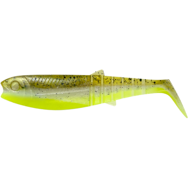 Savage Gear Cannibal Shad 17.5cm 52g Green Pearl Yellow 2buc