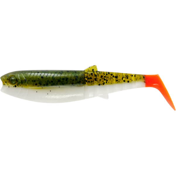 Savage Gear Cannibal Shad 20cm 80g Olive Hot Orange