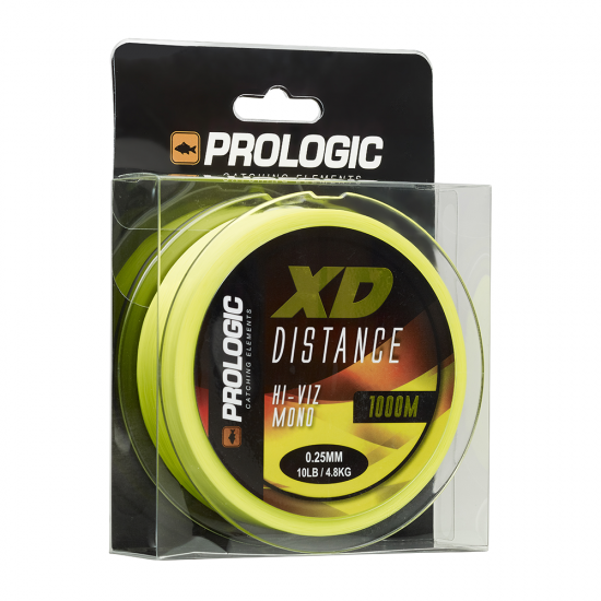 Fir Prologic XD Distance Mono Hi-Viz Yellow 0.25mm 4.80kg 1000m