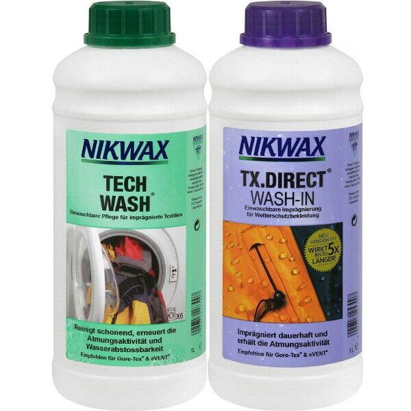 Nikwax Set Tech Wash/Tx.Direct 1L