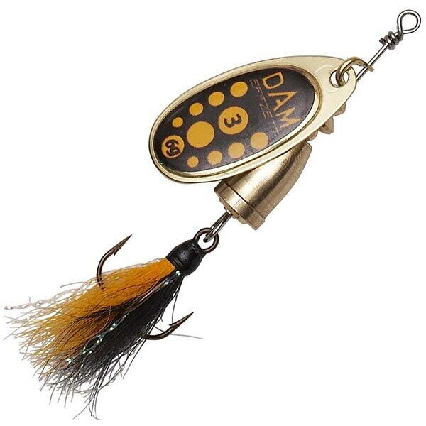 Rotativa DAM Executor Dressed Spinner Nr.4 8g Blacky