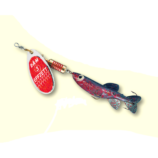 Rotativa DAM Minnow Spinner Nr.2 5g Red Glitter