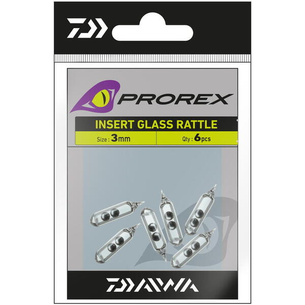Daiwa Prorex Screw-In Insert Glass Rattle 7mm 5buc