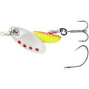 Grub Spinners Nr.0 2.2g SINKING Silver Red Yellow