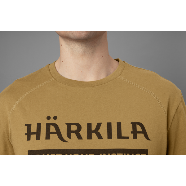 Tricou Harkila Logo 2-pack Antique Sand/Dark Olive