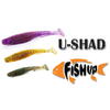 FishUp U-Shad 9cm #060 Dark Violet Peacock & Silver