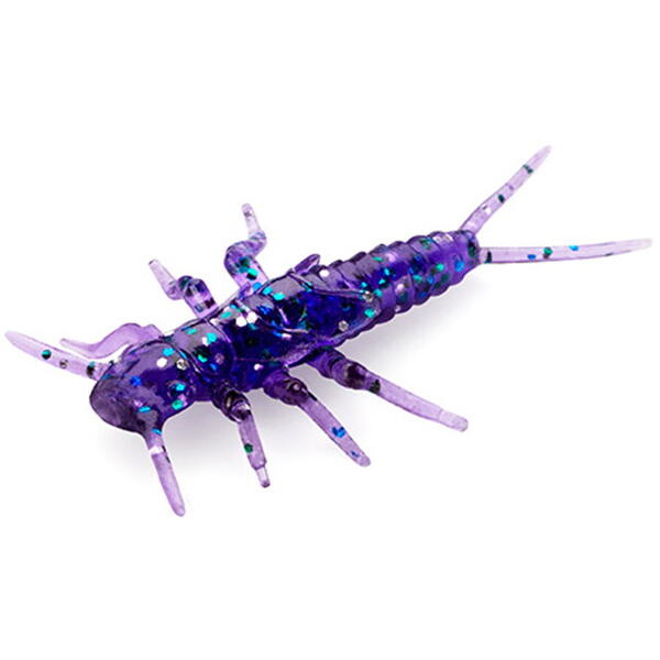 FishUp Stonefly 2.1cm #060 Dark Violet Peacock & Silver