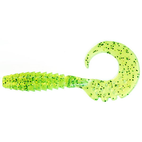 FishUp Fancy Grub 5cm #026 Flo Chartreuse Green