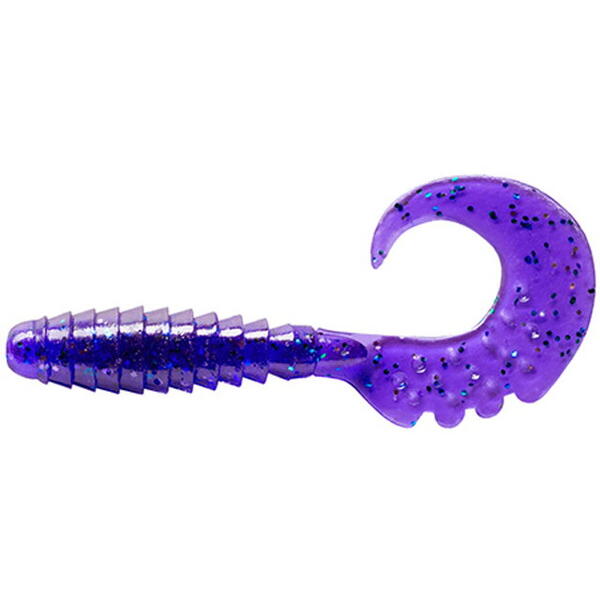 FishUp Fancy Grub 2.5cm #060 Dark Violet Peacock & Silver